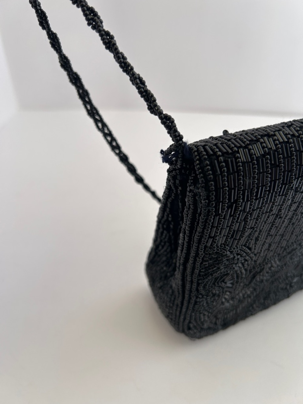 La Regale Black Beaded Crossbody Bag - Picture 9 of 9